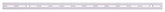 ProSource 25211PHL Shelf Standard, 2 mm Thick Material, 5/8 in W, 24 in H, Steel, White